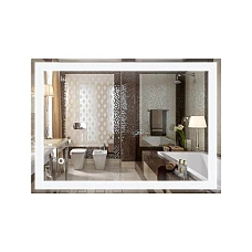Дзеркало Qtap Stork 70х50 з LED-підсвічуванням Touch Reverse QT15781403W
