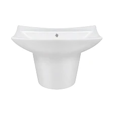 Умывальник подвесной моноблок Qtap Presto 60х45 с донным клапаном QT2411G822W