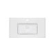 Умывальник врезной Qtap Albatross E49 90х49 с донным клапаном QT01119090E49W