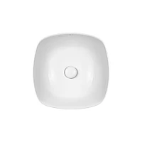 Умывальник-чаша Qtap Kolibri 40х40 с донным клапаном QT10117040TW