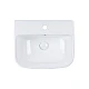 Умывальник подвесной моноблок Qtap Crow 50х40 с донным клапаном QT0511G815W