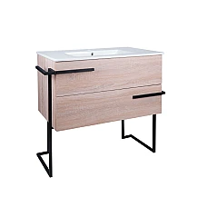 Тумба підлогова з умивальником Qtap Taurus 80х47 QT2471TNT803WO