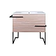 Тумба підлогова з умивальником Qtap Taurus 80х47 QT2471TNT803WO