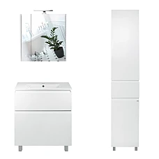 Комплект меблів для ванної Qtap Albatross QT0171TN700D3070CW+QT0177ZP700LW+QT0175PN1900DRW
