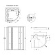 Душевая кабина Lidz Latwa SC90x90.SAT.LOW.GR, стекло тон. 4 мм + Lidz Душевой поддон KAPIELKA ST90x90x14