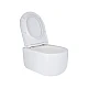 Унітаз підвісний Qtap Taurus безобідковий з сидінням Soft-close QT2433084EUQW