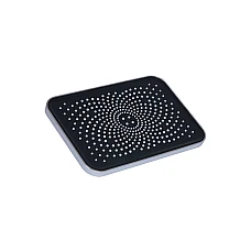 Лійка для верхнього душу Qtap Hlavova 260x180 QTHLA107CRM45784 хром/чорний