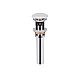 Комплект Qtap Crow: Раковина напольная моноблок 445x420x840 мм White + Донный клапан PU02O
