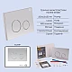 Готовое решение Qtap для ванной комнаты: подвесной унитаз Robin Ultra Quiet 520x365x365 + комплект инсталляции Nest 4 в 1 (круглая клавиша Satin)