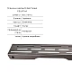 Комплект Qtap Taurus FD700 (PVD) Линейный трап из нержавеющей стали с сухим затвором 700 мм