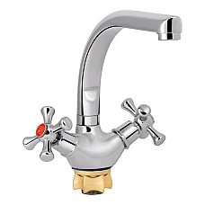 Змішувач для кухні Lidz Lamb 276F двохвентильний LDLAM276FCRM22019 хром