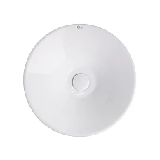 Умывальник-чаша Qtap Amazon 42х42 с донным клапаном QT0211K70W