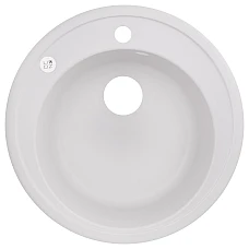 Кухонна мийка Lidz D510/200 WHI-01 LIDZWHI01D510200 білий