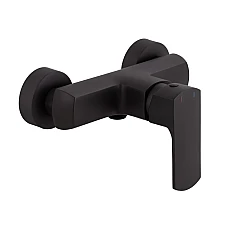Чорний змішувач для душу Q-tap Lipno QTLIPNO4023101CB
