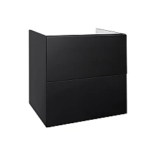 Тумба подвесная Qtap Tern 60х46 QT1774TPL602MB черный матовый