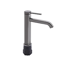Змішувач для раковини Qtap Robin високий QTROB1060H102K чорний хром