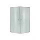 Душевая кабина Lidz Latwa SC80x80.SAT.HIGH.FR, стекло Frost 4 мм без поддона