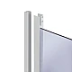 Душевая кабина Lidz Latwa SC90x90.SAT.LOW.GR, стекло тонированное 4 мм без поддона
