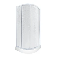 Душова кабіна Qtap Presto WHI1099AP5 Pear 197x90 з піддоном Robin 309912C з сифоном