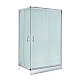 Душевая кабина Lidz Wawel SC100x80.SAT.LOW.FR, стекло Frost 5 мм + Lidz Душевой поддон KAPIELKA ST100x80х14