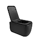 Унитаз подвесной Qtap Gemini безободковый с сиденьем Soft-close QT2533076EUQMB