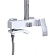 Душевая система универсальная Qtap Swan Cascada на три потребителя (с изливом) QTSWA111CRW45570 Chrome/White