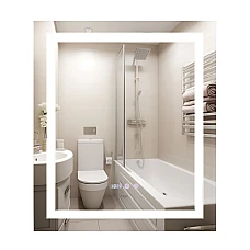 Дзеркало Qtap Mideya 70х80 з LED-підсвічуванням Touch QT2078DCF7080W
