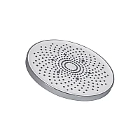 Лійка для верхнього душу Qtap Hlavova 230 QTHLA107CRM45787 хром/білий