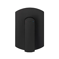 Змішувач прихованого монтажу для душу Qtap Slavonice QTSLA267BLM45903 чорний матовий