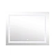 Зеркало Lidz Kubis 1000х800 с LED-подсветкой Touch, с антизапотеванием, с диммером, рег. яркости LD78LF61410080