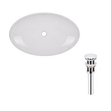 Умывальник накладной Qtap Dove 68х42 с донным клапаном PU02
