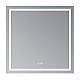 Дзеркало Qtap Mideya (MI1) 800x800 з LED-підсвічуванням Touch, з антизапотіванням, димером, рег. яскравості QT2078NCF808048477