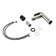 Змішувач для раковини низький Lidz Nexus 001F (k35) LDNEX001FNKS49184 Nickel