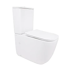 Унітаз підлоговий Qtap Aquarius Ultra Quiet 620×355×790 мм з сидінням Soft-close, White QTAQAW27W49262