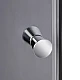 Душовий бокс Lidz Kubis SB90x90.SAT.LOW.GR, скло тоноване 4 мм