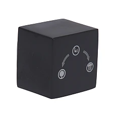 Ручка Qtap (25,7x32x32) для душової системи прихованого монтажу на два споживача Gemini Gunmetal Black PVD QTGEM257323250062
