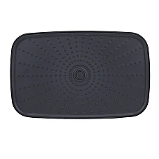 Стельова лійка Qtap (34x190x290) для душових систем Gemini Matt Black QTGEM34190290BLA50068