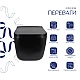 Унітаз підвісний Qtap Gemini Ultra Quiet 485×340×350 мм, Matt Black, з сидінням Slim Duroplast / Soft-close / Quick Release QTGEM28BLM50505