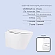 Готове рішення Qtap для ванної кімнати: підвісний унітаз Swan Rimless 520x360x320 + комплект інсталяції Standard (кругла клавіша Chrome)