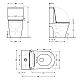 Унітаз підлоговий Qtap Dove Ultra Quiet 610×360×835 мм з сидінням Soft-close WHITE QTDOV27W51828
