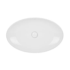 Умывальник-чаша Qtap Dove 68х42 с донным клапаном QT0611K160W