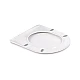 Унитаз напольный Qtap Swan безободковый с сиденьем Soft-close QT16223178W