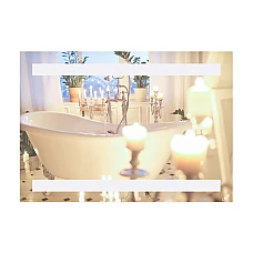 Дзеркало Qtap Mideya New 50х70 з LED-підсвічуванням QT207814226080W