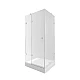 Набор Qtap душевая кабина Capricorn CRM1018RC6 Clear 2020x1000x800 мм + поддон Tern 301812C 100x80x12 см с сифоном