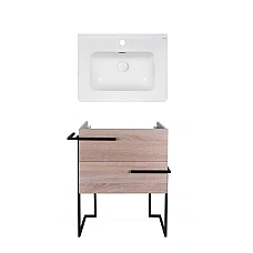 Тумба підлогова Qtap Taurus 60х44 з умивальником Albatross 9H QT71TA44023