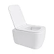 Унитаз подвесной Qtap Gemini безободковый с сиденьем Soft-closeQTGEM26W45430