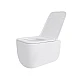 Унитаз подвесной Qtap Gemini безободковый с сиденьем Soft-closeQTGEM26W45430