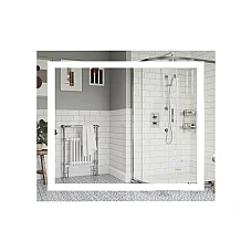 Дзеркало Qtap Mideya 80х70 з LED-підсвічуванням Touch Reverse QT2078NCF8070W