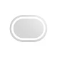 Дзеркало Qtap Gemini 65х90 з LED-підсвічуванням Touch (3000-6500K) Reverse QT2578R6590