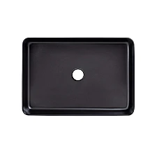 Умывальник-чаша Qtap Tern 51х35 QT1711A055MBN черный матовый